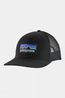 Patagonia P-6 Logo Trucker Cap Black