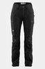 Fjallraven Womens Kaipak Curved Trousers Black