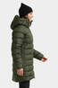 Didriksons Womens Tejla Parka Jacket Deep Green