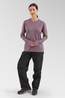 Rab Womens Force Long Sleeve T-Shirt Dark Iris