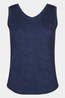 Ayacucho Womens Victoria Tank Top Moonlit Ocean Print