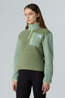 The North Face Womens Yumiori Quarter Zip Fleece  Bark Mist/Slate Moss/As