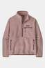 Patagonia Womens Retro Pile Marsupial Fleece Stingray Mauve