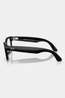 Ray-Ban Meta Wayfarer Sunglasses Shiny Black - Clear / Graphite Green Transitions