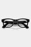 Ray-Ban Meta Wayfarer Sunglasses Shiny Black - Clear / Graphite Green Transitions