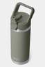 Yeti Rambler With Colour Straw Cap Drinks Bottle - 18oz / 532ml Pampa Green
