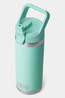 Yeti Rambler With Colour Straw Cap Drinks Bottle - 18oz / 532ml Seafoam