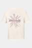 Salomon Mens Shakeout Core GFX T-Shirt Whisper White/Pink Frosting/Icy Pink