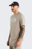 The North Face Mens 24/7 Logo Graphic T-Shirt Stone Slab