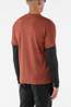 Salomon Mens Sense Aero GFX T-Shirt Burnt Umber/Coffee Bean