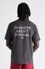 New Balance Mens Nocturnal Runners Aren't Normal Performance T-Shirt Black Cement
