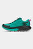 Hoka Womens Mafate 5 Shoes Black / Electric Aqua