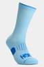 Hoka Mens Crew Run Sock (3-Pack) Hazy Blue / Soft Cobalt / Night Glow Blue
