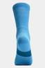 Hoka Mens Crew Run Sock (3-Pack) Hazy Blue / Soft Cobalt / Night Glow Blue