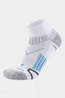 Balega Unisex Enduro Quarter Running Socks White