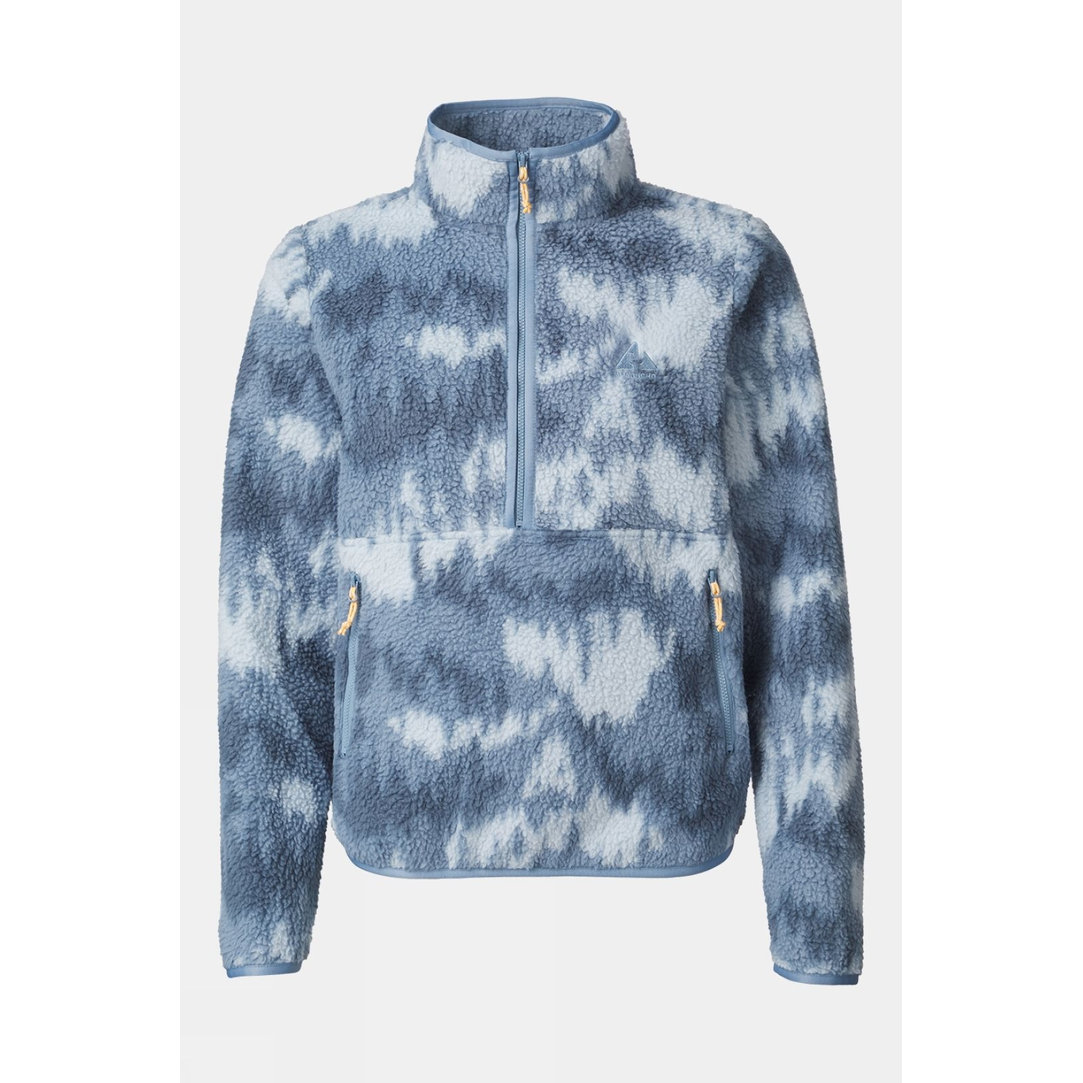 Womens Flynn Printed Half Zip Fleece