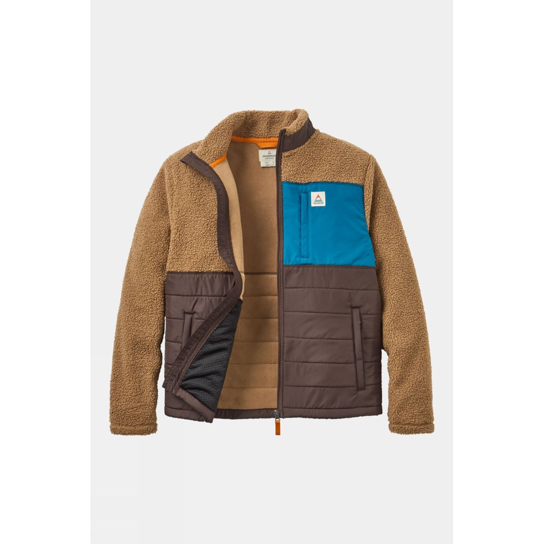 Mens Born Explorer Recycled Polar-Lined Sherpa Fleece