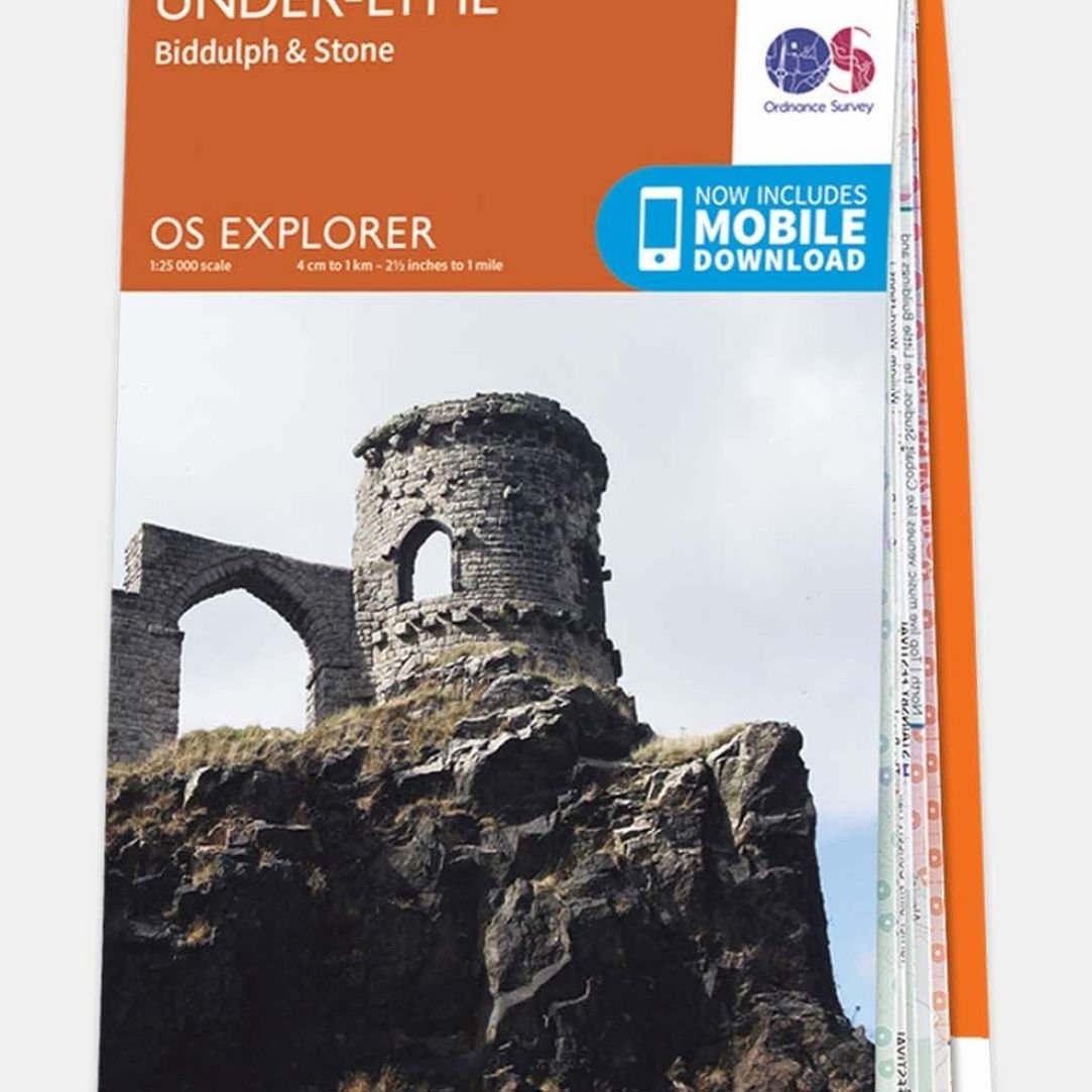 Explorer Map 258 Stoke-on-Trent and Newcastle-under-Lyme
